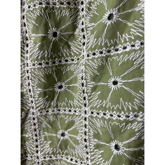 NWT 2 Piece Pants Set Wide Leg  Embroidered Accents cy Luna Moon Sz XL - Picture 14 of 16